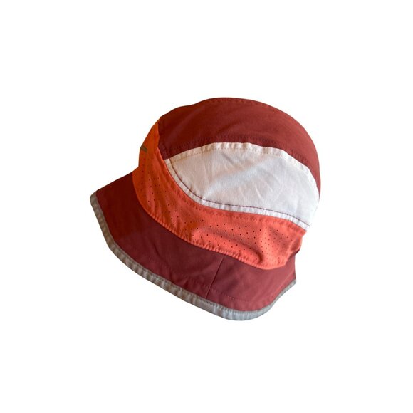 Nike M/L Reversible Bucket Hat Red/Orange Reflective Trim & Adjustable Cord - Picture 1 of 5